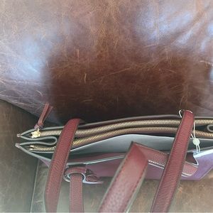 Tory Burch, brand, new bag, in claret